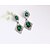 abordables Pendientes-Mujer Pendientes colgantes Pendients de aro Brillante Aretes Joyas Verde Para Boda Fiesta Casual 1pc