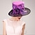 billige Festhatte-Hør / Silke / Organza Kentucky Derby Hat / Hatte / Hovedtøj med Blomster 1 stk Speciel Lejlighed / Afslappet / tefest Medaljon