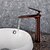 abordables Grifería para lavabos-Baño grifo del fregadero - Cascada Bronce Aceitado Conjunto Central 1 Orificio / Sola manija Un agujeroBath Taps
