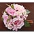 זול פרחי חתונה-פרחי חתונה זרים חתונה משי 9.45 אִינְטשׁ