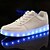 cheap Kids&#039; Sneakers-Girls&#039; Comfort / Novelty / LED Shoes PU Sneakers Little Kids(4-7ys) / Big Kids(7years +) LED White / Black Spring / Rubber