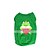 cheap Dog Clothes-Cat Dog Shirt / T-Shirt Dog Clothes Breathable Black Green Red Costume Cotton Cartoon XS S M L