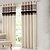 billige Gardiner-country curtains® værelse mørkere polyester linned med plettet båndforet gardin to panel