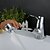 abordables Robinetteries de lavabo-Robinet lavabo - Standard / Avec spray démontable Chrome Set de centre 1 trou / Mitigeur un trouBath Taps
