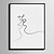 abordables Cuadros Enmarcados-Lienzo enmarcado Conjunto enmarcado Abstracto Personas Arte de la pared, PVC Material con Marco Decoración hogareña marco del art Sala de