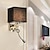 abordables Apliques de pared-Contemporáneo moderno Lámparas de pared Metal Luz de pared 110-120V 220-240V 40W
