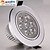 cheap LED Recessed Lights-4PCS 7W LED Dimming High Power LED Ceiling Spot Warm White/Natural White/Cold White/Thickened Aluminum High Brightness Bead AC12V/AC220V/AC110V