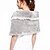 cheap Wraps &amp; Shawls-Faux Fur Wedding / Party Evening Women&#039;s Wrap With Lace Ponchos