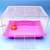 cheap Small Animals Accessories-Rodents Rabbits Chinchillas Cages Foldable Plastic Blue Pink Coffee
