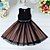 cheap Dresses-Toddler Little Girls&#039; Dress Jacquard Black Cotton Sleeveless Dresswear Dresses Summer