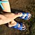 abordables Pantuflas y chanclas de hombre-Hombre Zapatos PVC Primavera Verano Otoño Confort Zapatillas y flip-flops Paseo Hebilla para Casual Al aire libre Azul Oscuro Marrón Azul