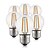 cheap Light Bulbs-6pcs 2 W LED Filament Bulbs 190 lm E26 / E27 G45 2 LED Beads COB Decorative Warm White 220-240 V / 6 pcs / RoHS / CE Certified
