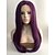 cheap Synthetic Lace Wigs-Synthetic Wig Natural Wave Natural Wave Lace Front Wig Purple Synthetic Hair Purple