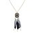 cheap Necklaces-Women&#039;s Pendant Necklace Tassel Fringe Long Tassel European Euramerican Feather Alloy Black Khaki Dark Blue Light Blue Necklace Jewelry For Party Daily Casual