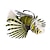 abordables Décorations d&#039;aquarium-aquarium décoration d&#039;aquarium poissons artificiels noir noctilucent silicone 1 pc