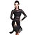 abordables Tenues de danse latine-Danse latine Robe Gland Femme Utilisation Manches Longues Taille haute Tulle Fibre de Lait