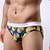 cheap Men&#039;s Briefs Underwear-Sexy Color Block G-string Underwear,Polyester