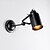 billige Lamper med svingarm-vintage svart metall loftvegg lys stue stue spisestue hall kafé barer bar vegg sconce