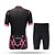 baratos Conjuntos de Roupa de Homem-XINTOWN Homens Mulheres Manga Curta Camisa com Shorts para Ciclismo Amarelo Rosa claro Moto Shorts Calças Camisa / Roupas Para Esporte Respirável Secagem Rápida Resistente Raios Ultravioleta Bolso