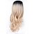 cheap Synthetic Trendy Wigs-Synthetic Wig Curly / Body Wave Blonde Asymmetrical Haircut Synthetic Hair Fashionable Design Blonde Wig Women&#039;s Long Capless