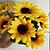 abordables Fleurs artificielles-Soie Style moderne Bouquet Afficher Fleur de Table Bouquet 1