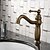 cheap Bathroom Sink Faucets-Bathroom Sink Faucet - Standard Antique Copper Centerset Single Handle One HoleBath Taps / Brass