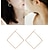 preiswerte Ohrringe-Damen Tropfen-Ohrringe Kreolen damas Ohrringe Schmuck Gold / Silber / Schwarz Für Hochzeit Party Alltag Normal 1pc