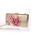 voordelige Clutches &amp; Avondtasjes-Dames Bruiloftstassen Handtassen Avondtasje Polyesteri Imitatieparel Bloem Bloemenprint Feest Bruiloft Evenement / Feest Wit Zwart Fuchsia Goud