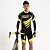 abordables Conjuntos de ropa para hombre-SPAKCT Hombre Manga Corta Maillot de Ciclismo con Shorts Amarillo Bicicleta Shorts / Malla corta Camiseta / Maillot Pantalones Cortos Acolchados Transpirable Almohadilla 3D Secado rápido Resistente a