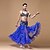 cheap Belly Dancewear-Belly Dance Outfits Women&#039;s Performance Polyester Sashes / Ribbons / Sequin / Ruffles Sleeveless Dropped Skirt