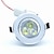 رخيصةأون مصابيح مخفية LED-5 قطع 3 W 300 lm 3 الخرز LED سهولة التثبيت في فجوة أضواء LED أبيض دافئ أبيض كول 220-240 V خزانة سقف المنزل / مكتب / بنفايات / CE