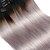 abordables Extensions à Clips-A Clipser Extensions de cheveux humains Droit Extensions Naturelles Cheveux humains Gris noir