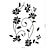 preiswerte Dekorative Wandaufkleber-Romantik / Mode / botanische Wandaufkleber, abnehmbare dekorative Wandaufkleber, Vinyl-Heimdekoration, Wandtattoo, Wanddekoration, waschbar / abnehmbar, 59 * 42 cm