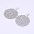 cheap Earrings-Women&#039;s Drop Earrings Hollow Out Flower Earrings Jewelry Golden / Silver For Wedding Party Daily Casual