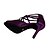 cheap Latin Shoes-Women&#039;s Dance Shoes Latin Shoes Salsa Shoes Sandal Customized Heel Customizable Black / Purple / Red / Indoor / Performance / Satin / Practice / Professional