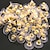 Недорогие Серьги-50шт Застежка серег For Жен. Повседневные Серебрянное покрытие Позолота Белый