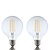 preiswerte Leuchtbirnen-GMY® 2pcs 6 W LED Glühlampen 600 lm E26 / E27 G95 4 LED-Perlen COB Abblendbar Warmes Weiß 220-240 V / 2 Stück / RoHs