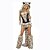 billige Karneval kostymer-Ulv Cosplay Kostumer Dame Karneval Festival / høytid Bomull Drakter Leopard Ensfarget