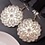cheap Earrings-Women&#039;s Drop Earrings Hollow Out Flower Earrings Jewelry Golden / Silver For Wedding Party Daily Casual
