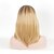 halpa Synteettiset trendikkäät peruukit-Synteettiset peruukit Suora Tyyli Suojuksettomat Peruukki Vaaleahiuksisuus Vaaleahiuksisuus Synteettiset hiukset Naisten Vaaleahiuksisuus Peruukki Keskikokoinen Halloween Peruukki