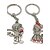 זול מזכרות מחזיקי מפתחות-נושא קלאסי מצדדים במחזיק מפתחות סגסוגת אבץ מחזיקי מפתחות