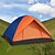 abordables Carpas, marquesinas y refugios-2 Personas Tienda Doble Carpa para camping Una Habitación Impermeable Portátil Utra ligero (UL) Resistente al Viento A prueba de polvo