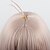Χαμηλού Κόστους Συνθετικές Περούκες Δαντέλα-Συνθετικές Περούκες Ίσιο Ροζ Συνθετικά μαλλιά Ροζ Περούκα Γυναικεία Μακρύ / πολύ μακριά Χωρίς κάλυμμα