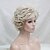 cheap Synthetic Trendy Wigs-Synthetic Wig Curly Curly With Bangs Wig Short Blonde Synthetic Hair Women&#039;s Blonde