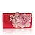 cheap Clutches &amp; Evening Bags-Women&#039;s Wedding Bags Handbags Evening Bag Polyester Imitation Pearl Flower Floral Print Party Wedding Event / Party White Black Fuchsia Gold