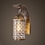 זול פמוטי קיר-מנורות קיר כפריות/לודג&#039;&amp;amp; פמוטים מתכת פנס קיר וינטג&#039; 110-120v / 220-240v / e26 / e27