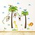 cheap Wall Stickers-Decorative Wall Stickers - Plane Wall Stickers Landscape / Animals / Botanical Living Room / Bedroom / Bathroom