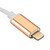 baratos Cabos de telemóvel-USB 3.0 / Iluminação Cabo &lt;1m / 3ft Normal Plástico Adaptador de cabo USB Para iPad / Apple / iPhone