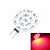 levne LED bi-pin světla-1.5 W LED bodovky 100-150 lm G4 MR11 15 LED korálky SMD 5630 Stmívatelné Teplá bílá Přirozená bílá Červená 12 V 24 V 9-30 V / 1 ks / RoHs