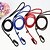 cheap Dog Collars, Harnesses &amp; Leashes-Cat Dog Collar Leash Breathable Adjustable / Retractable Training Safety Solid Colored Nylon Black Red Coffee